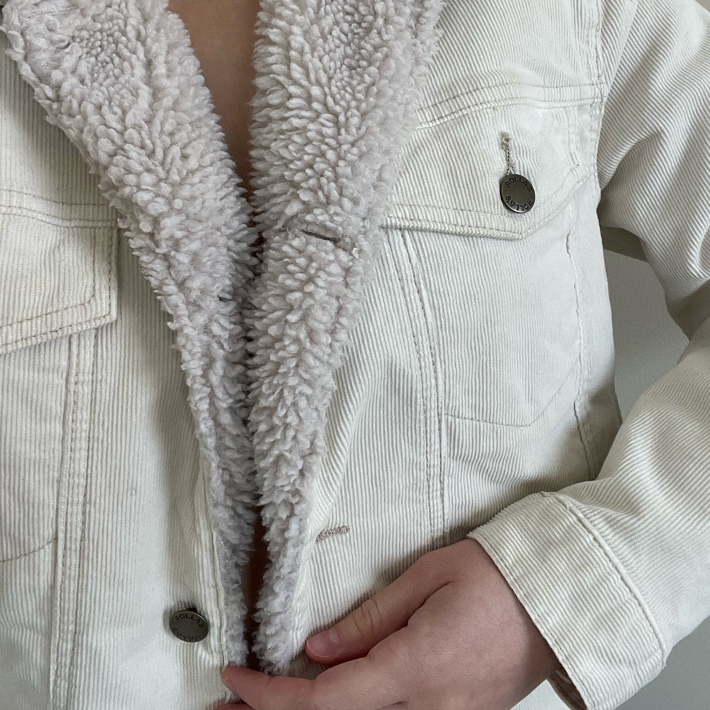 Free People Corduroy Sherpa Jacket